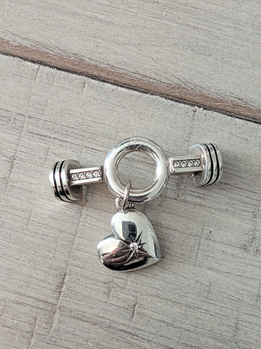 Brighton Color Clique Starlit Heart Charm